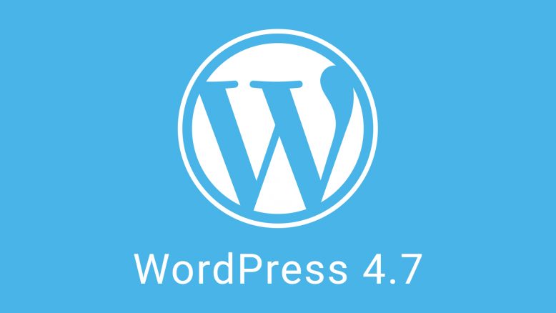 WordPress 4.7