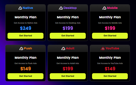 Adplexity monthly plan