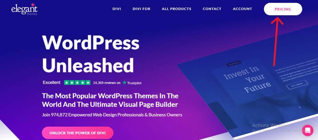 Elegant Themes sign in
