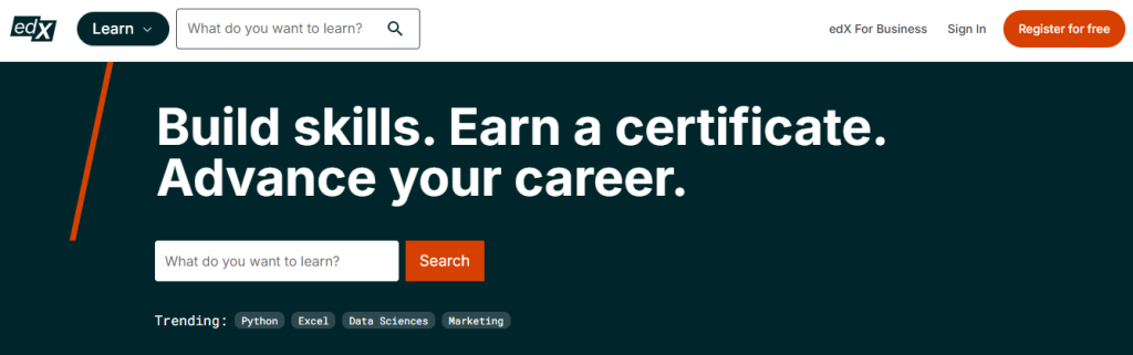 edx interface