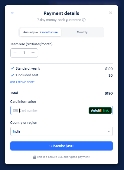 payment
