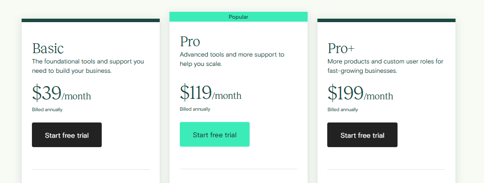 teachable pricing