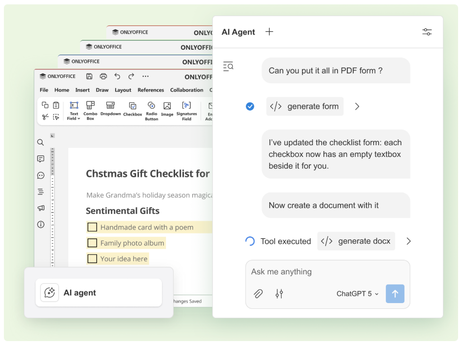 ONLYOFFICE AI Agent