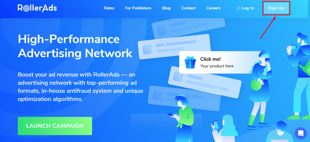 RollerAds-Step1