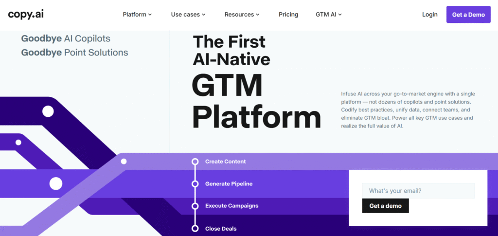 copy.ai content writer